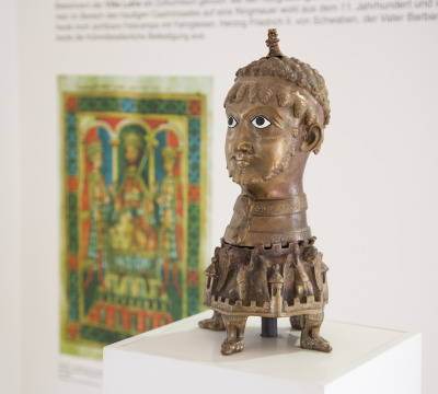 Shot of the Barbarossa bust at Theodor Zink Museum