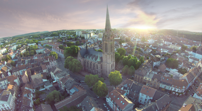 Kaiserslautern von oben © Anna Wojtas