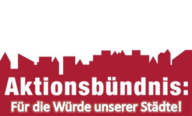 Logo Aktionsbündnis Für die Würde unserer Städte! © Aktionsbündnis Für die Würde unserer Städte!