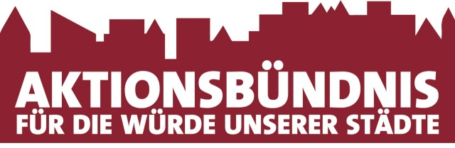 Logo Aktionsbündnis für die Würde unserer Städte 