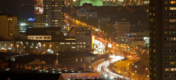 Night shot of Kaiserslautern