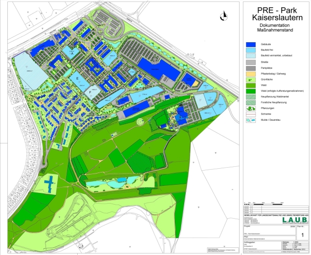 PRE-Park, Plan © Stadt Kaiserslautern