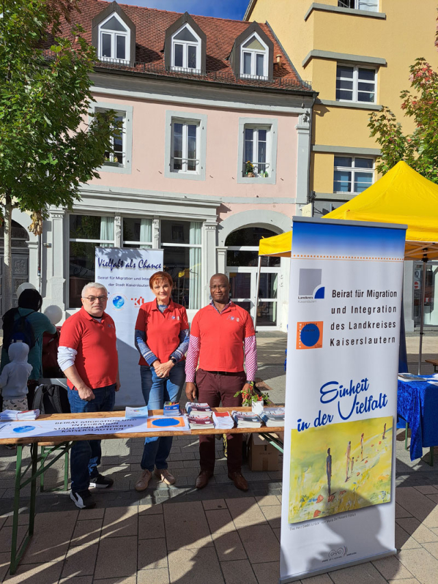 Beirat für Migration und Integration an ihrem Stand © Stadt Kaiserslautern