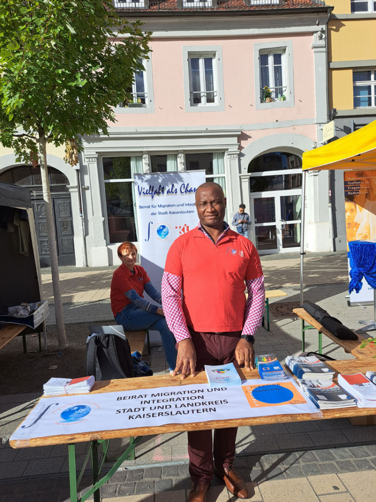 Herr lldevert C. Kamgué Talom © Stadt Kaiserslautern 	