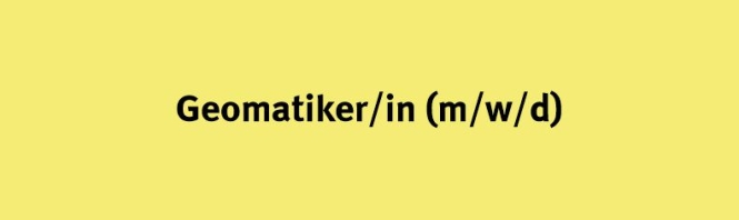 Geomatiker/in 