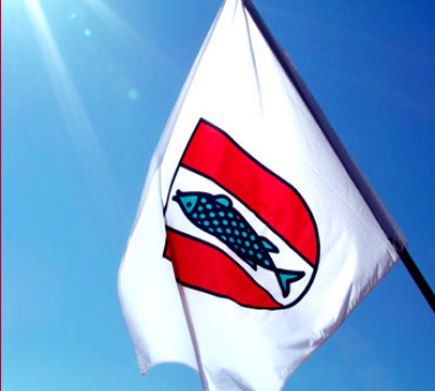 White City Flag with the coat of arms