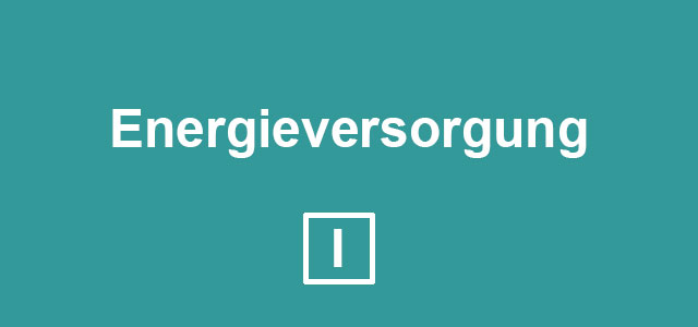 Grafikbutton mit dem Text Energieversorgung