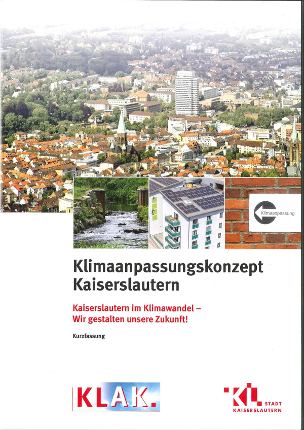 Deckblatt Klimaanpassungskonzept