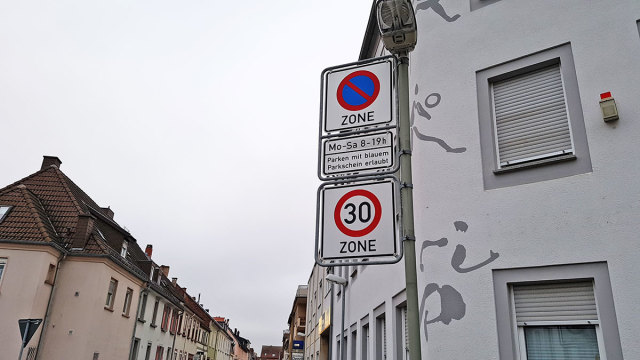 Parkzonenschild © Stadt Kaiserslautern