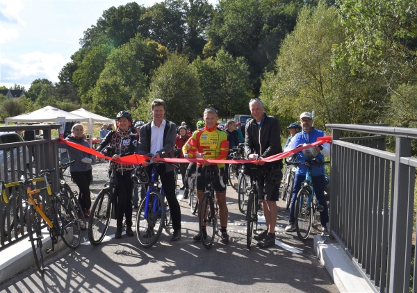 Bachbahnradweg, Verkehrsfreigabe Teilabschnitt